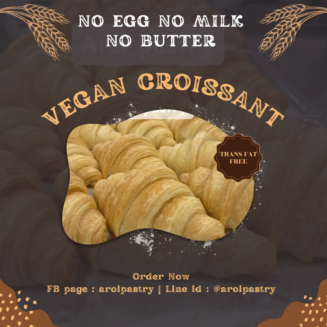 Vegan pastry product detail and varieties