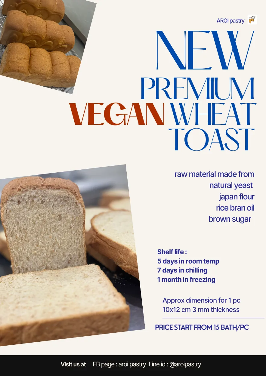 Vegan artisan breads and baked goods